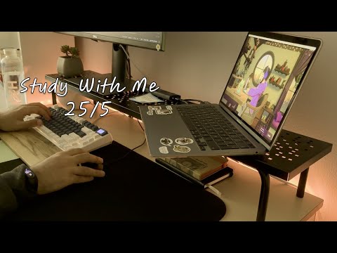 1-HOUR STUDY WITH ME 🎧 Pomodoro 25/5 + Lo-fi Music [Cozy Focus Session]