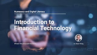 Introduction to Financial Technology