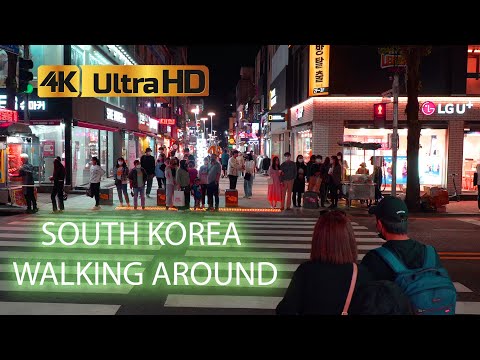 [4K HDR] Walking around market in Icheon city, Tour South Korea