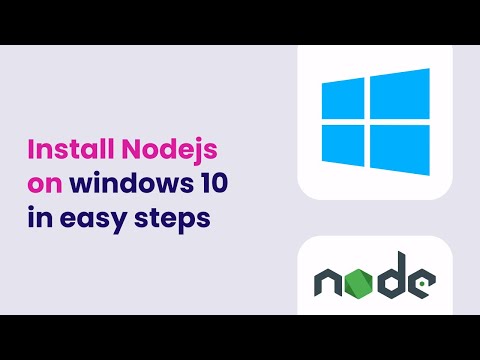 How to install node js in windows 10 | Node.js installation guide 2021 in Ms, windows