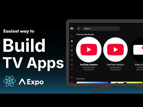 Let's build Youtube TV App with React Native & Expo