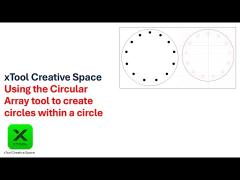 Using the Circular Array tool to create circles within circles