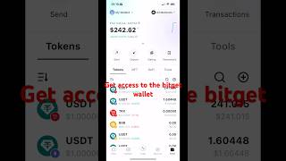 Bitget wallet with 200usdt for free #airdrop #bitget #crypto #freemoney #easymoney