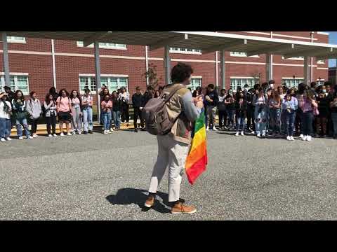 LMHS LGBTQ Rally against new florida legislation law