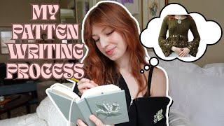my crochet pattern writing process