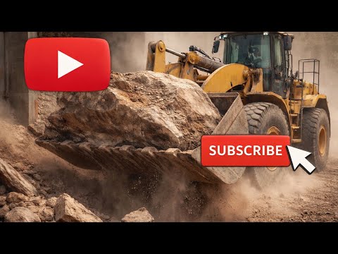Powerful Jaw Crusher Crushing Big Stones | Heavy Stone Crushing Machine