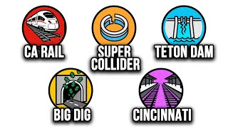 Every American Megaproject That FAILED Explained in 13 Minutes