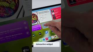 iPad OS 17 - New Interactive Widgets