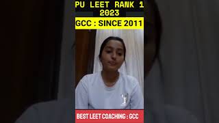PULEET RANK 1 GOT CS BRANCH BTECH LATERAL ENTRY ADMISSION #leetcoaching #puleet #dtuleet #nsutleet