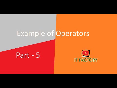 Ternary operator or Conditional operator (Java Example -8)