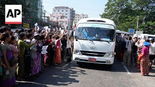 Myanmar's military government releases prisoners on independence anniversary