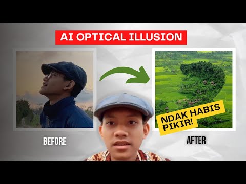 TUTORIAL BIKIN ILUSI OPTIK PAKAI AI 2023