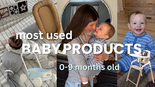MOST USED BABY ITEMS 2025: baby registry guide from 1st time mom