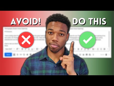 How To Write The BEST Email To Your Professor (Effective Email Tips)