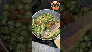 Vendakkai Poriyal #youtubeshorts #food #cooking #okra #vendakkairecipe #poriyalvarieties #poriyal