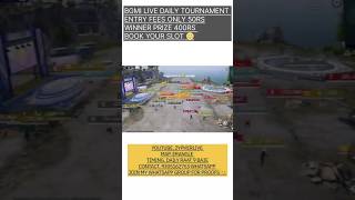 Bgmi tournament costume room #bgmi #bgmilive #trending #viral #foryou #pubgmobilebgmicustomeroom
