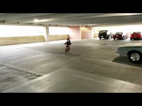 Ella's first bike ride