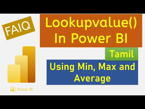 Lookup Function in DAX Power BI - Tamil Version