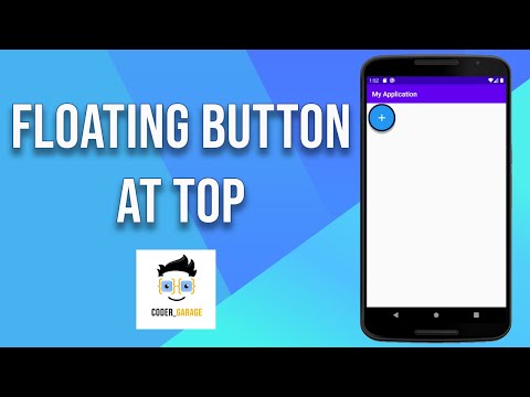 How to add Floating Button on screen top in flutter |  Tutorial #8.