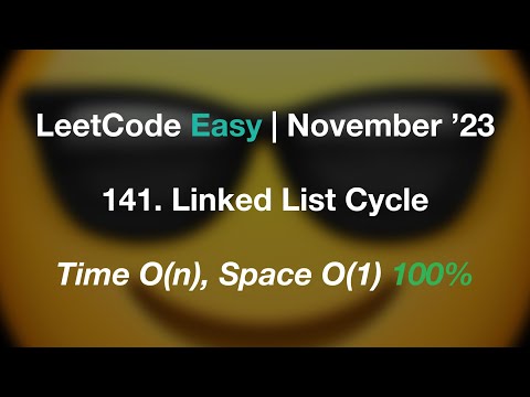 ✅ Space: Beats 100% | LeetCode Easy | #141. Linked List Cycle | Time O(n), Space O(1)