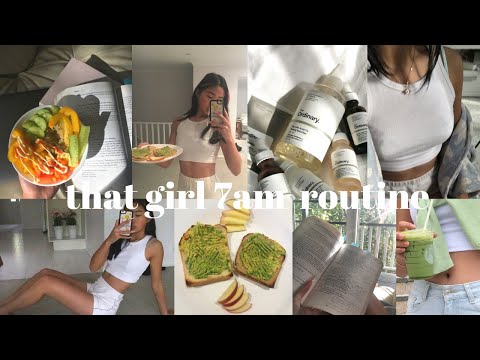 becoming "that girl"- 7am tiktok morning routine  | gabrielle teo