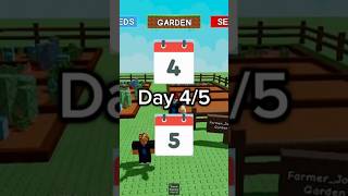 Day 4&5 of racing my friend to $50M #trending #roblox #robloxgamer #growagarden