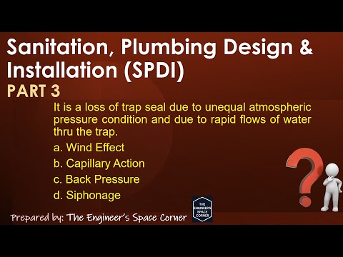 Sanitation, Plumbing Design & Installation Part 3 | The Engineer's Space Corner