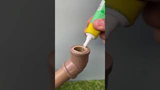 How to restore PVC connectionsQuick trick to avoid replacement #PlumbingHack #PVCRepair #DIYFix