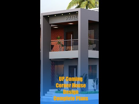 UP Coming Corner House Design Complete Plans #shorts #shortsvideo #viralshorts #viralvideo #viral