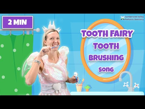 Tooth Brushing Song by The Tooth Fairy | 2-Minutes Brush Your Teeth Song For Kids!
