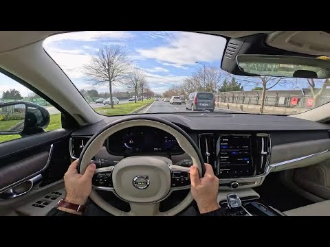 2023 Volvo S90 Recharge T8 AWD Ultimate POV Test Drive