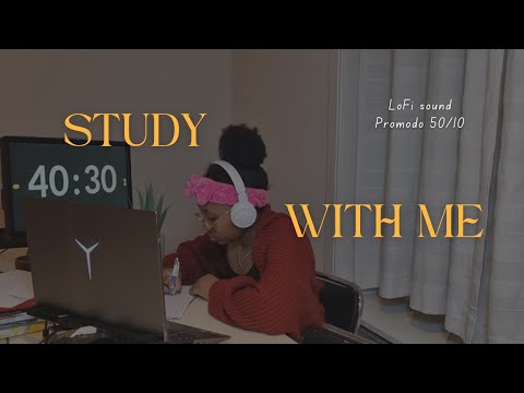 2x50 Study With Me 1| Promodo 50/10 | Lo-Fi sound| Study Motivation