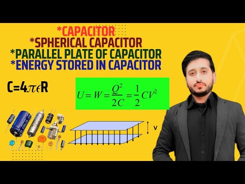 Capacitor/ Capacitance/ Spherical Capacitor/ Parallel plate of capacitor/Energy stored in Capacitor