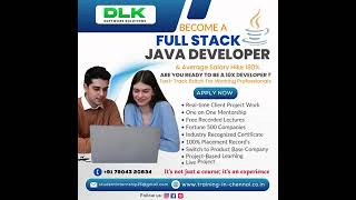 Transform your career with Full Stack Java Development training at DLK Software Solution!