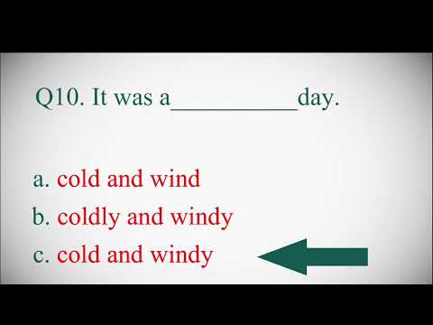 Grammar Quiz: 20 Questions for Beginner-part2 || Grammar Test