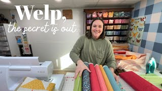 Mystery Stitches and my “new” fabric haul