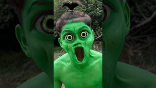 Hulk scary transformation with friend become ronaldo #shorts