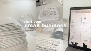 how to start a SUCCESSFUL small business in 2025 🌷📦 the ULTIMATE guide, advice, everything i learned