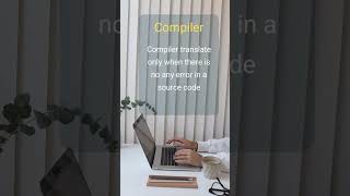 Compiler vs Interpreter #java #compiler #shorts #shortvideo #softwaredeveloper