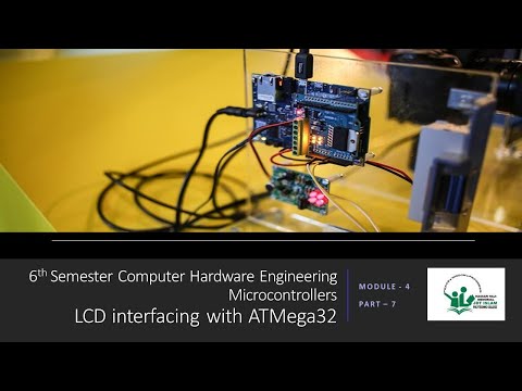 Microcontrollers | LCD Interfacing with ATMega32