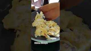 SCRAMBLED EGG TORTILLA  ADD THIS TO YOUR DIET MENU LESSEN THE SALT #ytshort #DIY #coffee #breakfast