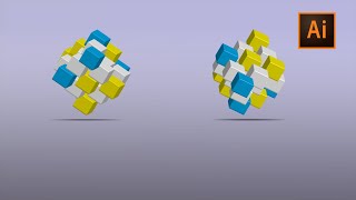 Adobe Illustrator CC | 3D Logo Design Tutorial | Logo Design Idea