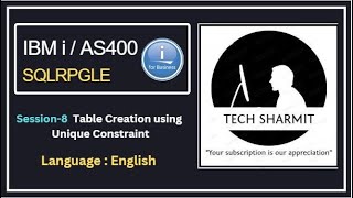 Unique constraint in db2  | sqlrpgle in as400 |  sqlrpgle in ibmi | sqlrpgle | ibmi  training |