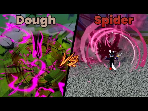 Dough vs Spider (Blox Fruit)
