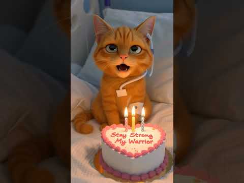 #animalintelligence #cat #cake #o #cute #aiandcats #happybirthday #aicats #funny #kitten #o