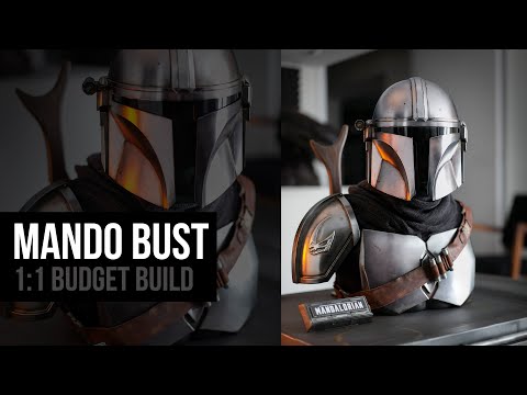Mandalorian 1:1 Life Size Bust -- Budget Build