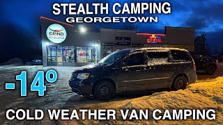 Winter Stealth Camp in Georgetown -14º • Plus Much Needed Upgrades