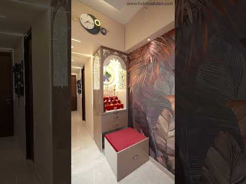 Living Room Design | Hall Design Idea | Temple Design | Mumbai Interior | Navi Mumbai Interior