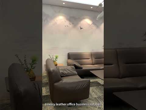 luxury business sofa set#furnituremanufacturers #officefurniture #sofa