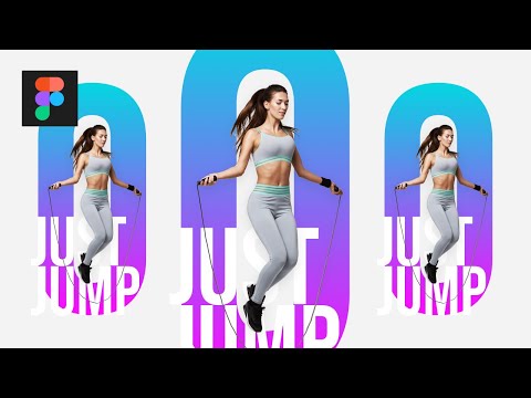 EASY TEXT EFFECT poster in FIGMA